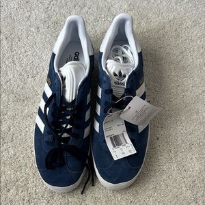Adidas Gazelle Navy Sneakers NWT